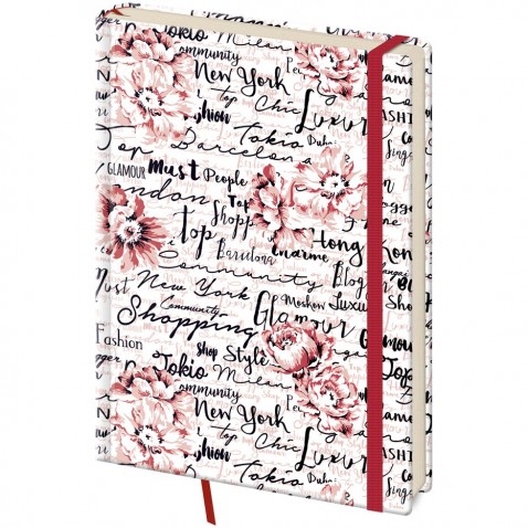 Notesz 9 x 14 cm Vario design 7 vonalas S