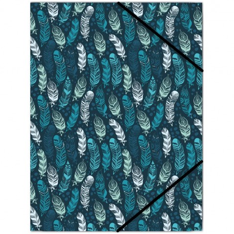 Irattartó gyumiszalaggal A5 Tollak