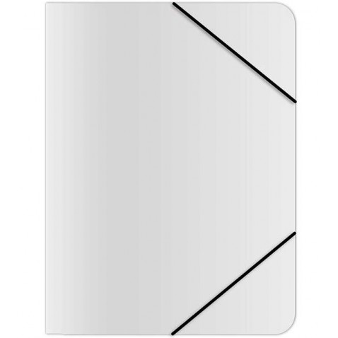 Irattartó gyumiszalaggal A5 transparent