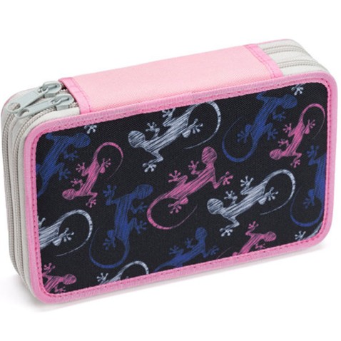 Mandala kétemeletes üres tolltartó