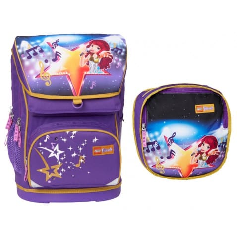 Iskolatáska Lego Friends popsztár Easy szett 2 részes lányoknak Alsósoknak