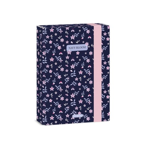 ARS UNA Füzetbox A5 Navy Bloom