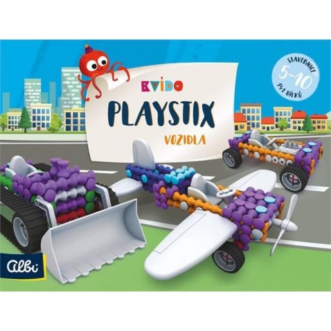 Kvído - Építőkészlet Playstix - járművek