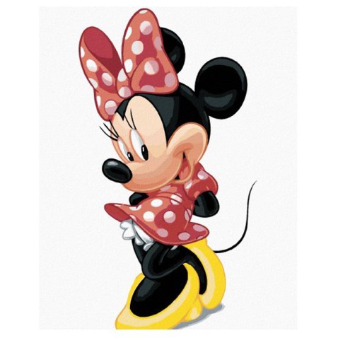 MINNIE - gyémántfestés kereten 40x50 cm