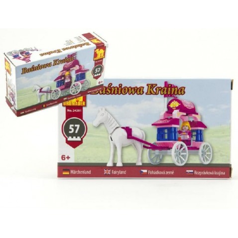 Építőipari készlet Dromader lányoknak 24201 57db 16,5x9,5x4,5cm 16,5x9,5x4,5cm