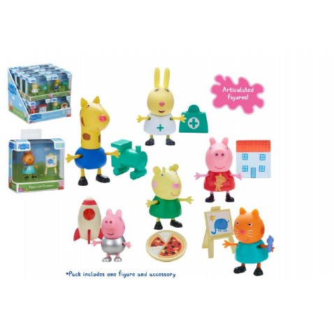 Peppa Malac figura kiegészítőkkel 6cm mix