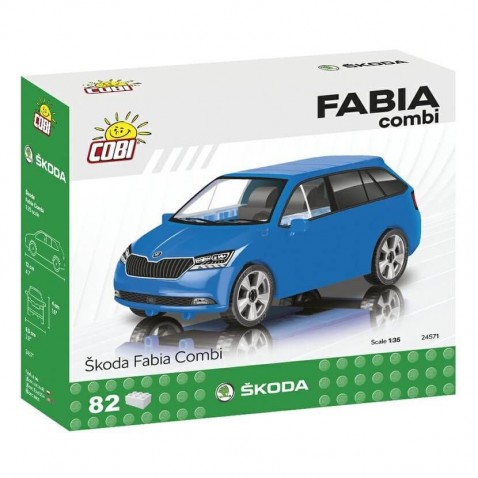 Cobi 24571 Škoda Fabia Combi 2019, 1 : 35 építőkészlet