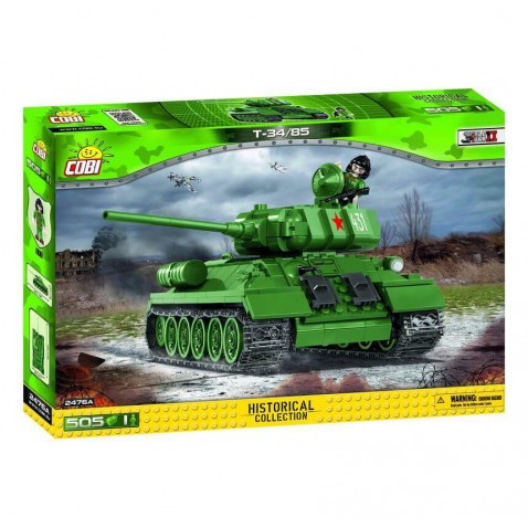 Cobi 2476 SMALL ARMY – II WW Tank T34/85 építőkészlet