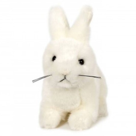 Nyúl plüss 15cm fehér 0m+