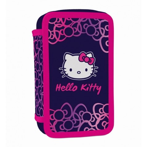 Hello Kitty KIDS kétemeletes felszerelt tolltartó