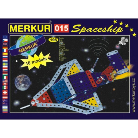 Merkur 015 Spaceship építőkészlet 195 db.