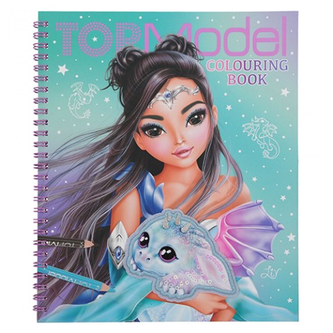 Kifestőkönyv Fantasy Model Mermaid metál