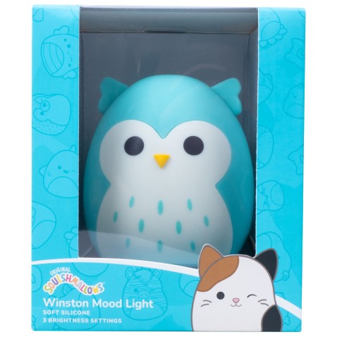 Squishmallows FIZZ Dekoratív világítás - Sova Winston