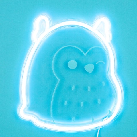 Squishmallows FIZZ Neonfény - Winston Bagoly