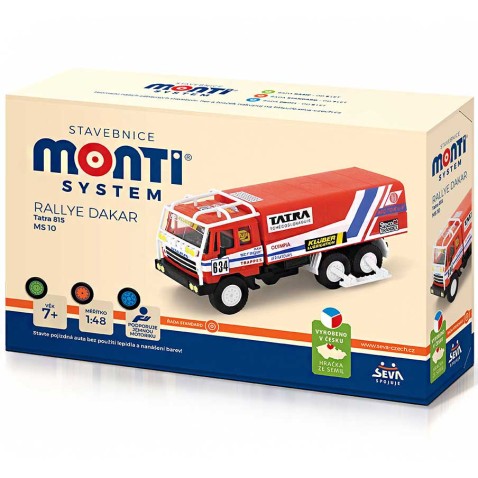 Építőkészlete Monti 10 Rallye Dakar Tatra 815 1:48