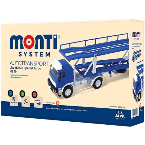 Építőkészlete Monti 19 Autotransport Liaz 1:48