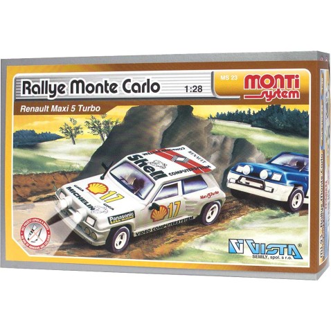 Építőkészlete Monti 23 Rallye Monte Carlo 1:28