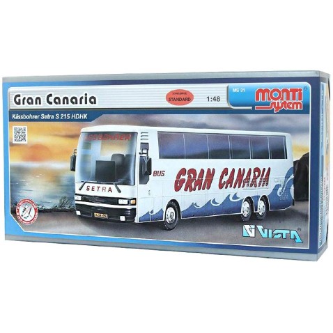 Építőkészlet Monti 31 Gran Canaria-Bus Setra 1:48