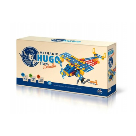 Ěpítőjáték Seva Hugo repülőt épít 144 db.
