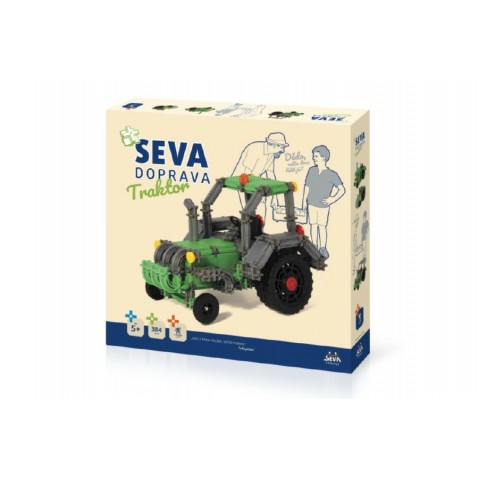 Ěpítőjáték Seva traktor 384 db.