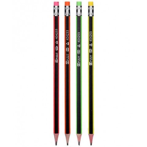 2. számú/HB Spirit Neon ceruza radírral