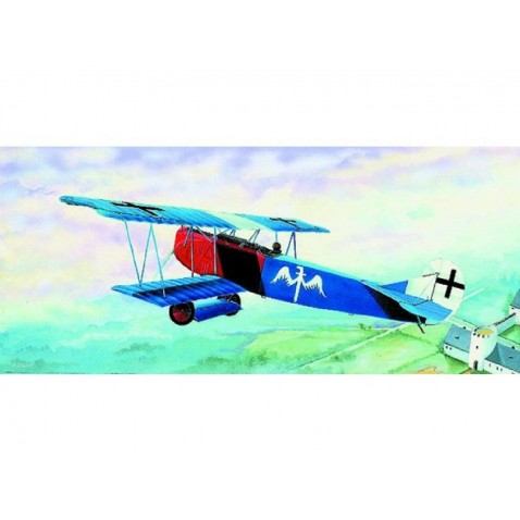 Modell Fokker D-VII 15.2x19.3cm
