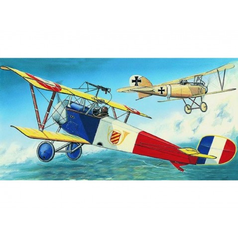Modell Nieuport 11/16 Bebe 12,9x16,2cm 31x13,5x3,5cm