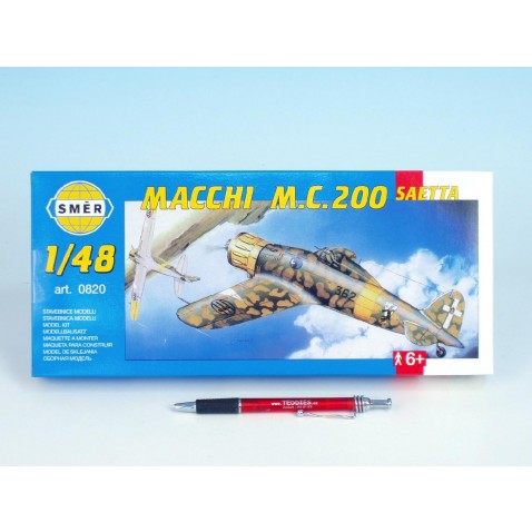 Modell Macchi M.C. 200 Lightning 16.1x21.2cm 31x13.5.5x3.5cm