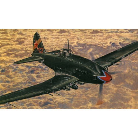Modell Iljušin II-10/Avia B-33 15,5x18,5cm