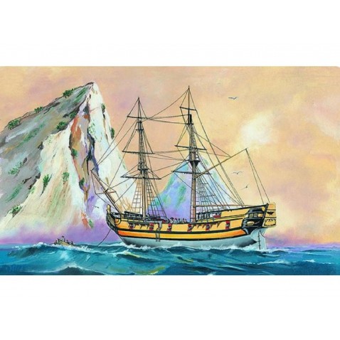 Modell Black Falcon Pirátská loď 1:120 24,7x27,6cm