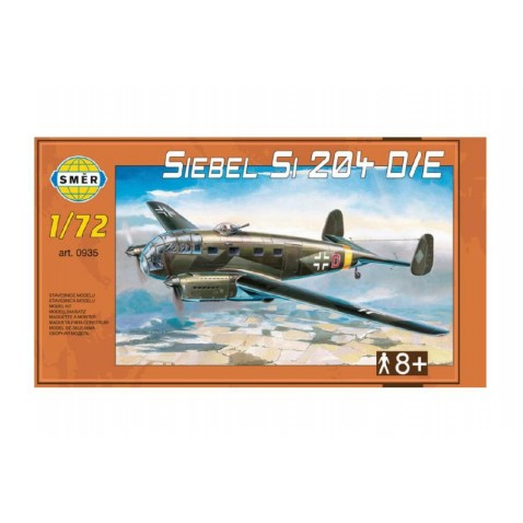 Modell Siebel Si 204 D/E 1:72 29,5x16,6cm