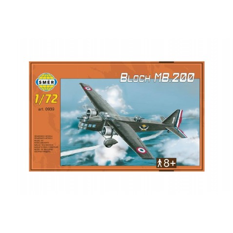 Modell Bloch MB.200 31,2x22,3cm