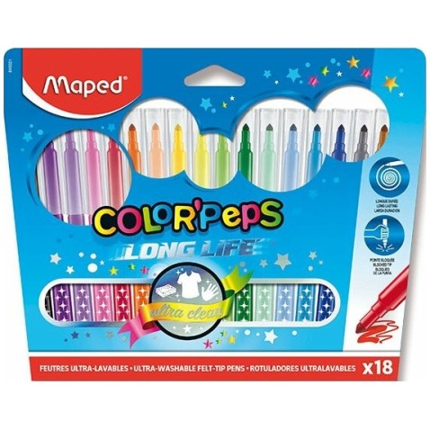 Maped Color'Peps Long Life filctoll 18db-os