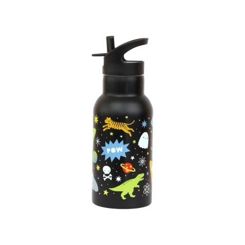 A Little Lovely Company - rozsdamentes acél kulacs, 350 ml - világűr