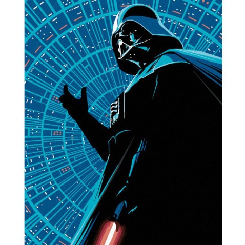 DARTH VADER - gyémántfestés kereten 40x50 cm