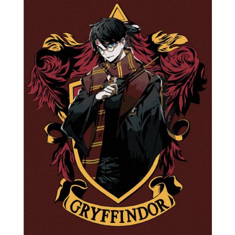 Zuty Festőkészletek számok szerint - HARRY POTTER GRYFFINDOR EMBLÉMA