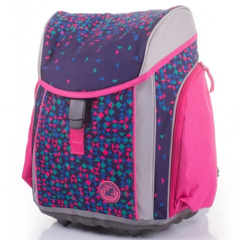 Iskola hátizsák anatómiai prémium Smarty Pinky rózsaszín lila lányoknak Alsósoknak