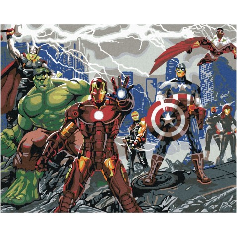 Zuty Festőkészletek számok szerint - Avengers hősök