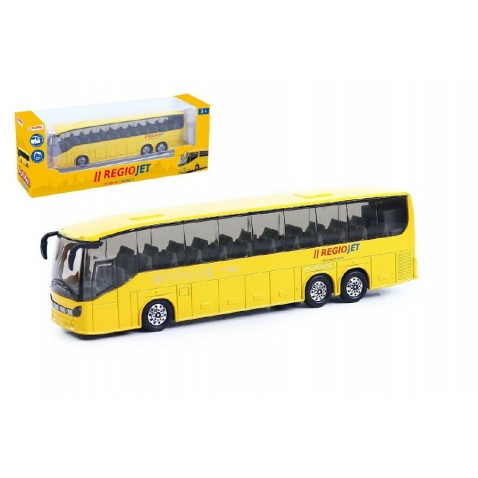 Busz RegioJet fém/műanyag 18,5 cm behúzáshoz