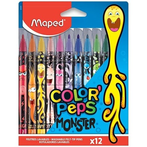 Maped Color'Peps Monster filctoll készlet 12db.