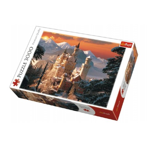 Puzzle Téli kastély Neuschwanstein 3000 darab 116x85cm