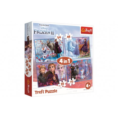Puzzle 4v1 JégvarázsII/Frozen II