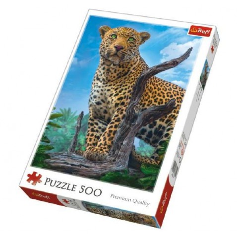 Puzzle Vad Leopárd 500 darab 48x34cm