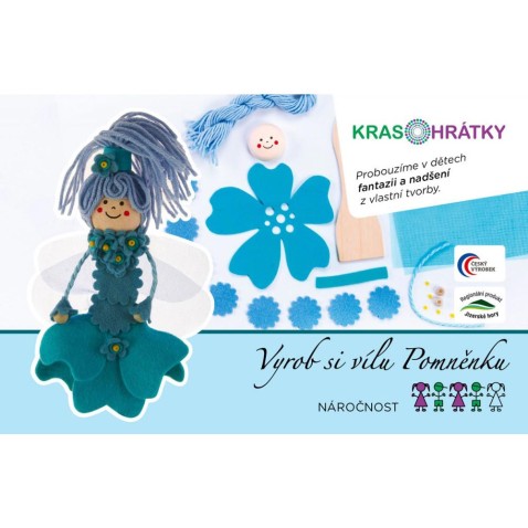 Krasohrátky kreatív készlet nefelejcs tündér