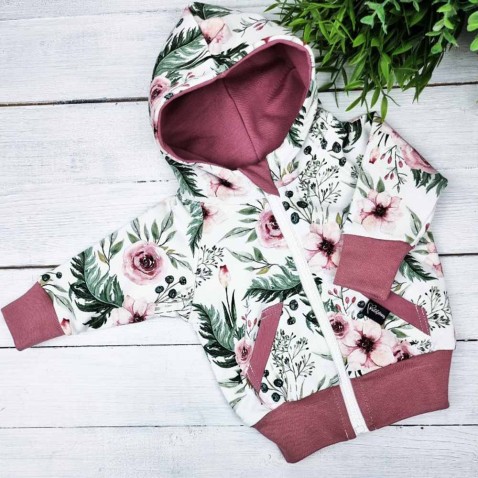 Gyerek pulóver zipper ROSANTIC Oldpink