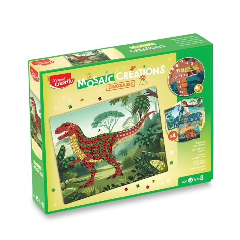 Maped Creativ Mosaic Creations készlet – Dinoszauruszok