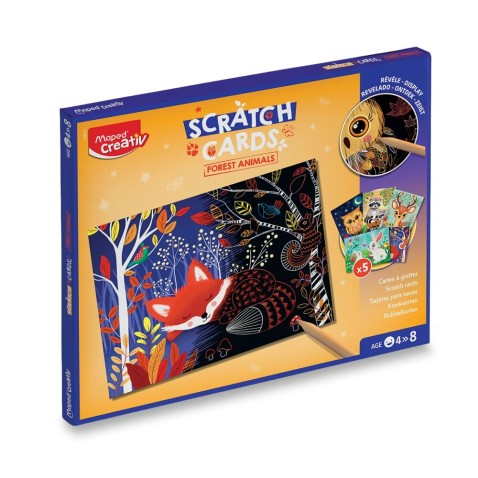 Maped Creativ Kaparós képek készlet – Erdei állatok