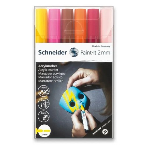 Schneider Paint-It 310 akril marker készlet V3 – 6 szín