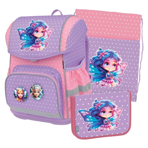 Stil Fairy 3 darabos iskolatáska szett elsősöknek