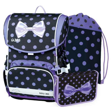 Stil Smile Cute bow iskolatáska szett elsősöknek